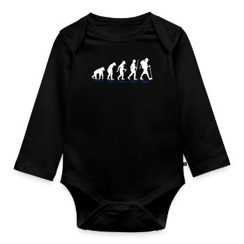 Pfadfinder - Baby Bio-Langarm-Body - Schwarz - Vorne