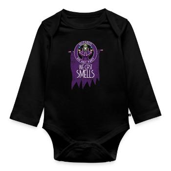 Wizard Jeu de rôle - Body Bébé bio manches longues - noir - Devant