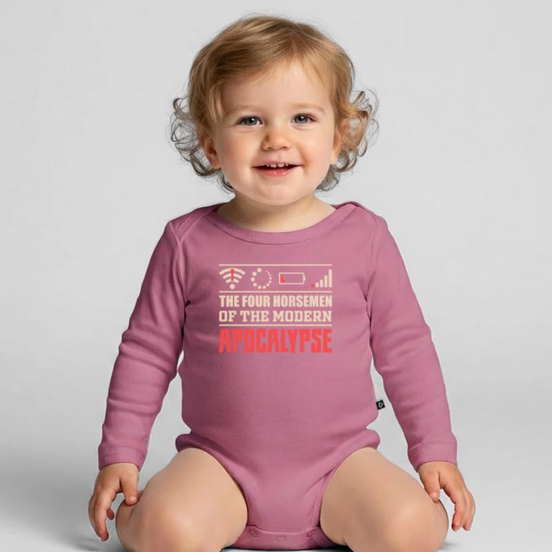 Computer Science Computer Scientist Programmer Admin Organic Longsleeve Baby Bodysuit