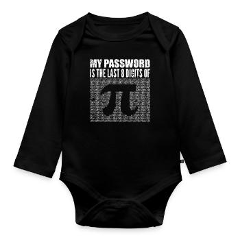 Programmierer Hacker - Baby Bio-Langarm-Body - Schwarz - Vorne