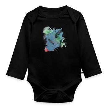 gitarren gitarre - Baby Bio-Langarm-Body - Schwarz - Vorne