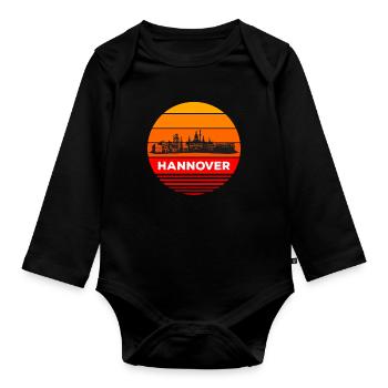 Hanover - Organic Longsleeve Baby Bodysuit - black - Front