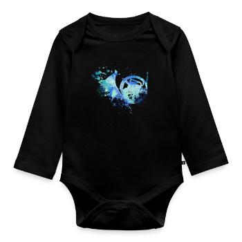 Cor français Cor français - Body Bébé bio manches longues - noir - Devant