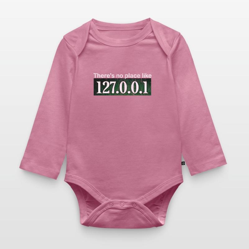 Computer Science Hacker Programmer Binary Pc Computer Organic Longsleeve Baby Bodysuit