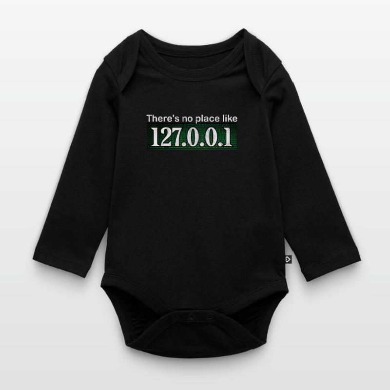 Informatique Hacker Programmer Binary Pc Computer Body Bébé bio manches longues