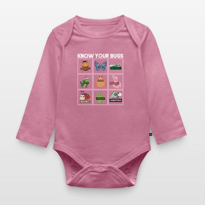 Know Your Bugs Programmierer Coding Baby Bio-Langarm-Body
