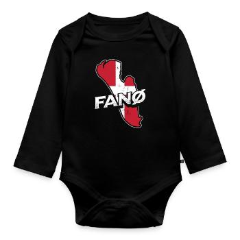 Fanö Fanø - Baby Bio-Langarm-Body - Schwarz - Vorne