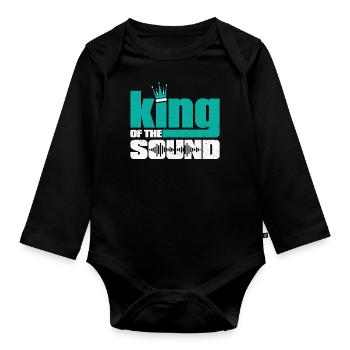 Tontechniker Sound Audio Engineer - Baby Bio-Langarm-Body - Schwarz - Vorne