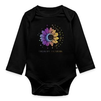 Boho Bohemian Cadeau spirituel - Body Bébé bio manches longues - noir - Devant