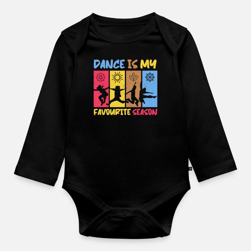 Danse Danse Danse - Body Bébé bio manches longues - noir