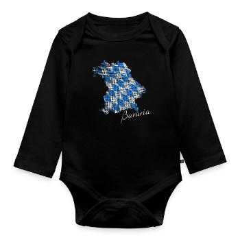 Bavaria - Baby Bio-Langarm-Body - Schwarz - Vorne