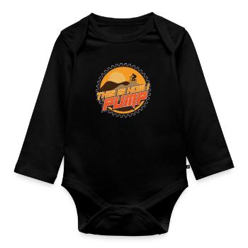 Pump Track How I Pump Mountainbike BMX Loop - Organic Longsleeve Baby Bodysuit - black - Front