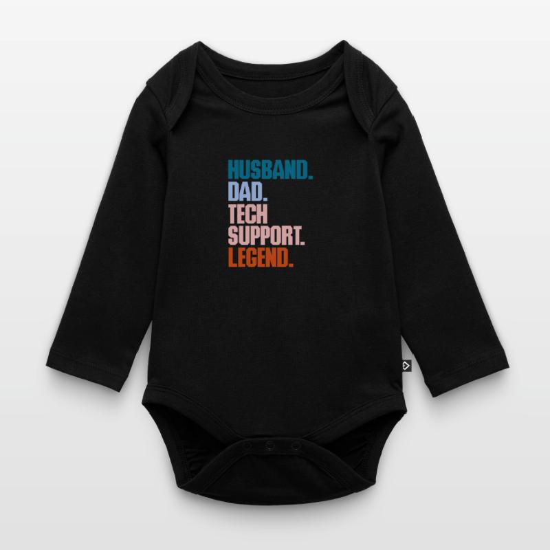Technischer Support Computer It Admin Geschenk Baby Bio-Langarm-Body