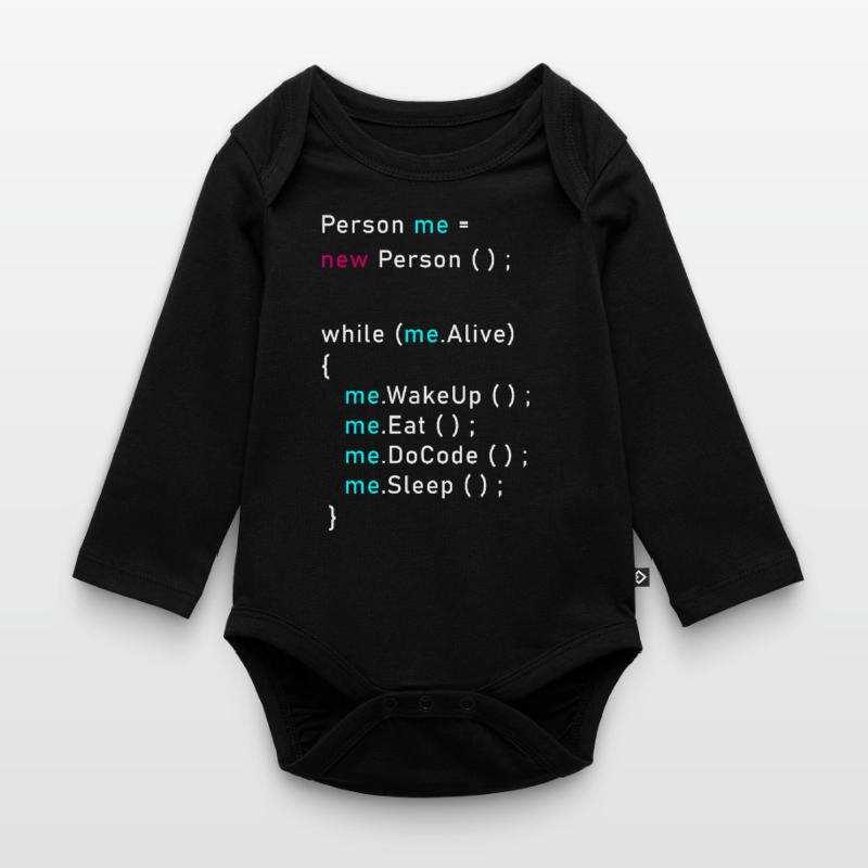 Personne moi = nouvelle personne (); Code de programmation Java Body Bébé bio manches longues