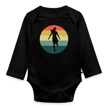 Shuffle Shuffle Boy Melbourne Shuffle Shuffledance - Organic Longsleeve Baby Bodysuit - black - Front
