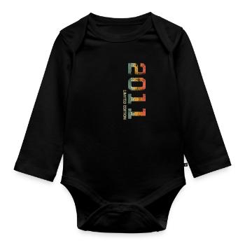 Cadeau 11e anniversaire 11 Édition Limitée 2011 - Body Bébé bio manches longues - noir - Devant