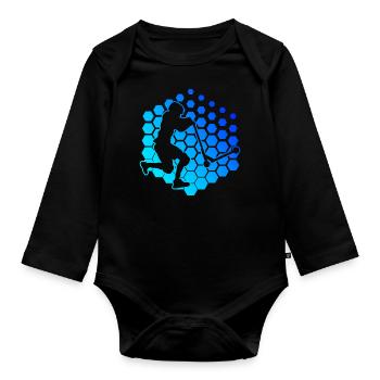 Scooter Stunt Scooter Pour Femmes Scooter Stuntscoote - Body Bébé bio manches longues - noir - Devant