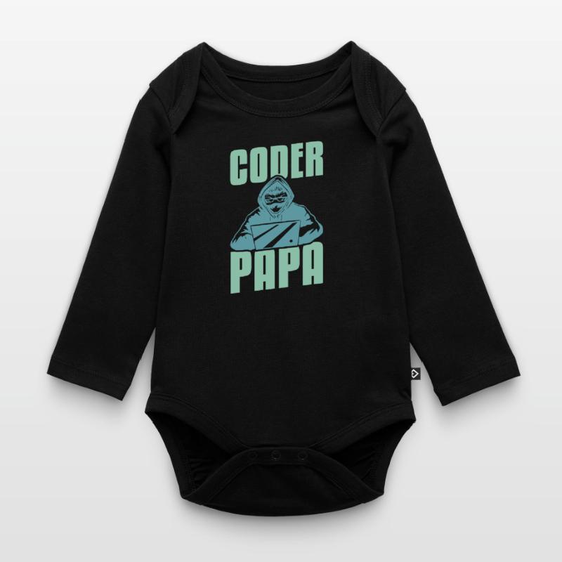 Programmeur Coder Développeur de logiciels Body Bébé bio manches longues