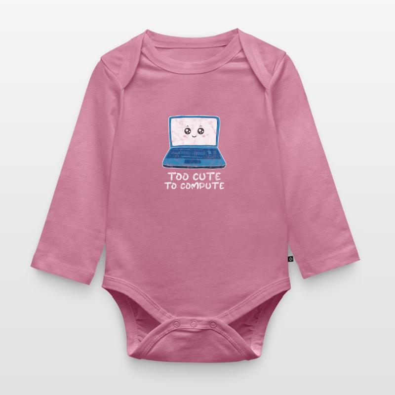 Computer Nerd PC Programmierer Informatik Geschenk Baby Bio-Langarm-Body