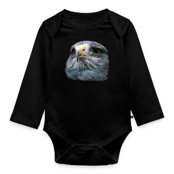 Into the SKY! - Baby Bio-Langarm-Body - Schwarz - Vorne