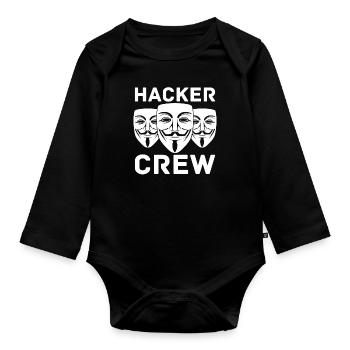 Programmer Coder Software Developer - Organic Longsleeve Baby Bodysuit - black - Front