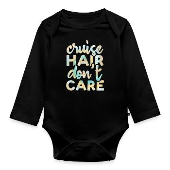 Cruise Hair spielt keine Rolle Tie Dye Print - Baby Bio-Langarm-Body - Schwarz - Vorne