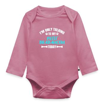 Petit Brabançon - Body Bébé bio manches longues - mauve - Devant