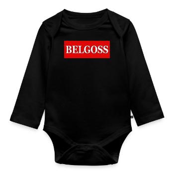 BELGOSS - Organic Longsleeve Baby Bodysuit - black - Front