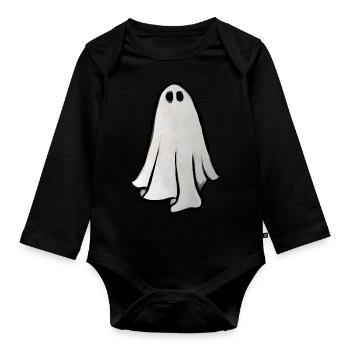 Geist - Baby Bio-Langarm-Body - Schwarz - Vorne