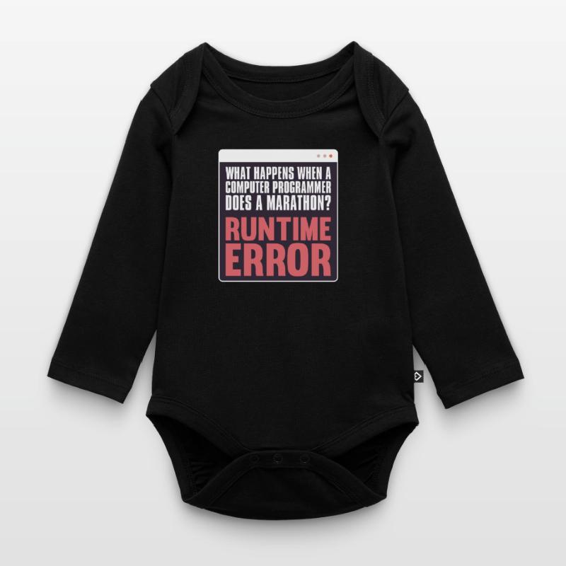 Programmierer Coder Software Entwickler Baby Bio-Langarm-Body
