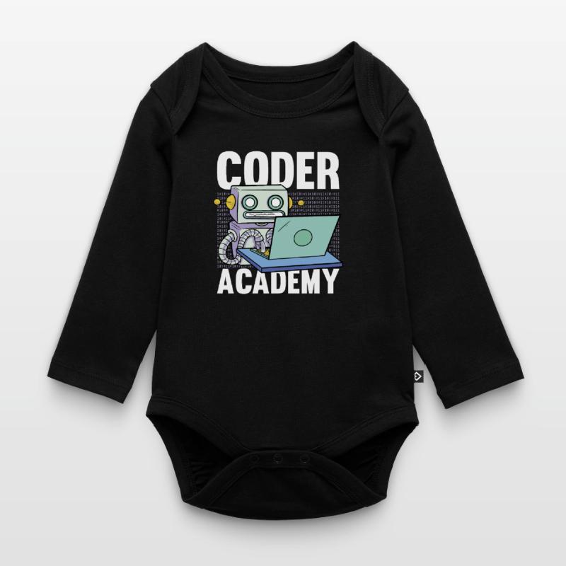 Programmierer Coder Software Entwickler Baby Bio-Langarm-Body