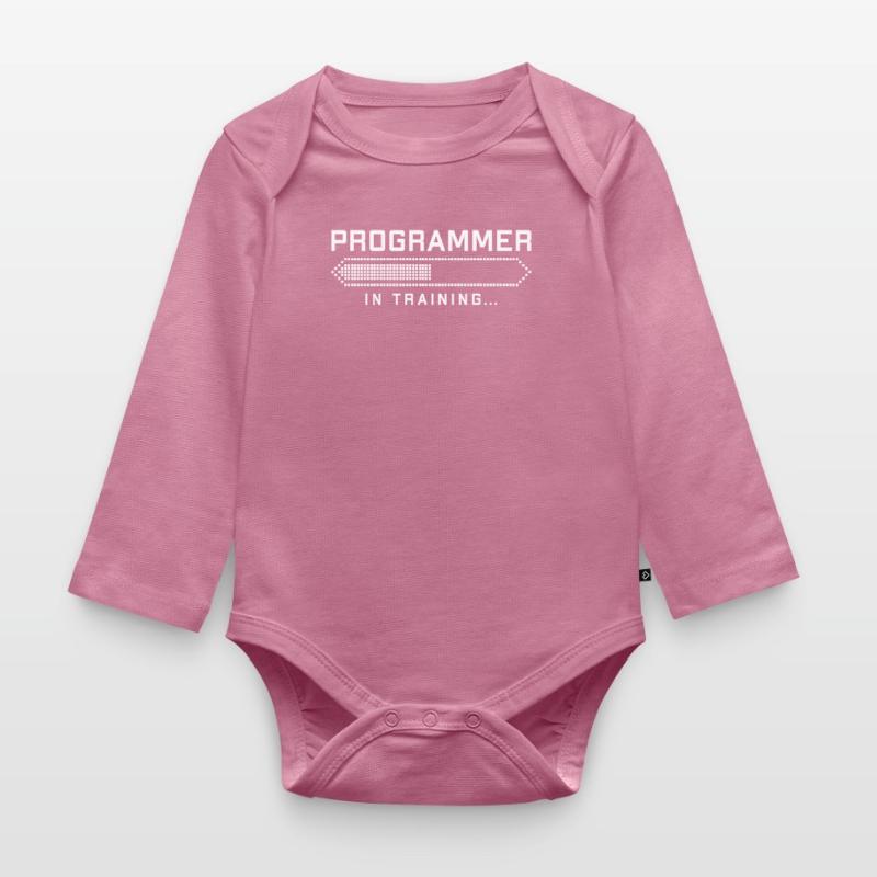 Programmer Coder Software Developer Organic Longsleeve Baby Bodysuit