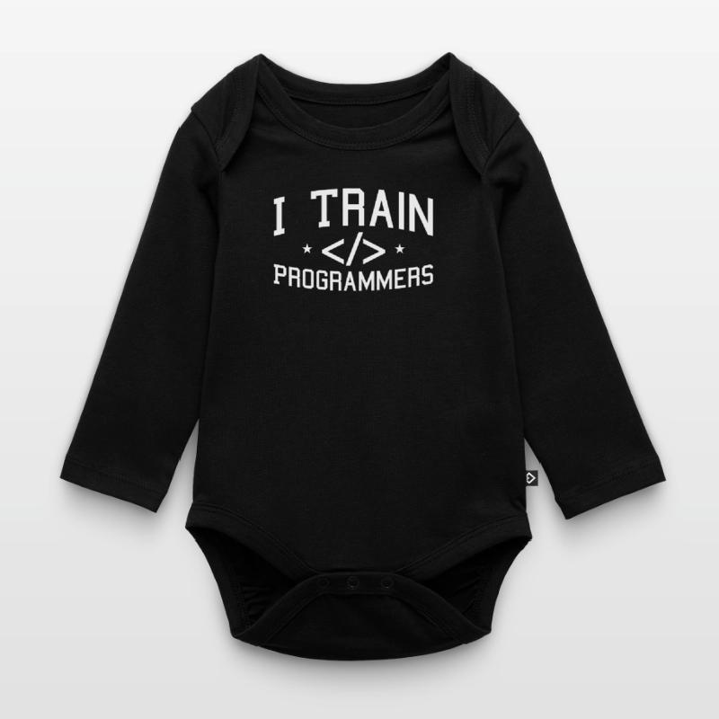 Programmierer Coder Software Entwickler Baby Bio-Langarm-Body