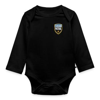 Childcare Daycare Provider Teacher - Baby Bio-Langarm-Body - Schwarz - Vorne