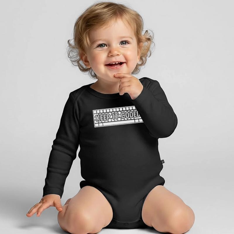 Programmierer Coder Software Entwickler Baby Bio-Langarm-Body