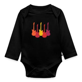Retro Vintage Gitarren - Baby Bio-Langarm-Body - Schwarz - Vorne