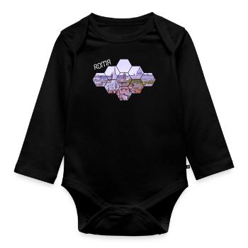 Roma - Baby Bio-Langarm-Body - Schwarz - Vorne