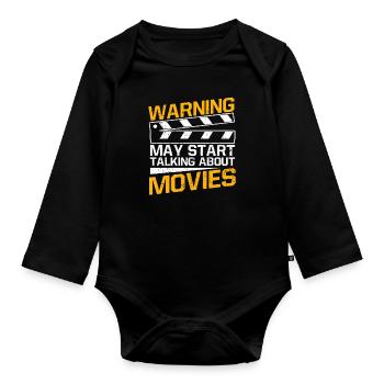 Cinéphiles Cinéma Critiques de cinéma Cinéphiles - Body Bébé bio manches longues - noir - Devant