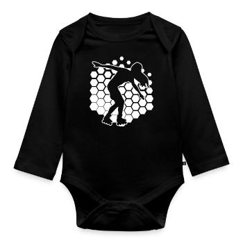 Patin à roulettes pour hommes Patins à roulettes Patins à roulettes - Body Bébé bio manches longues - noir - Devant