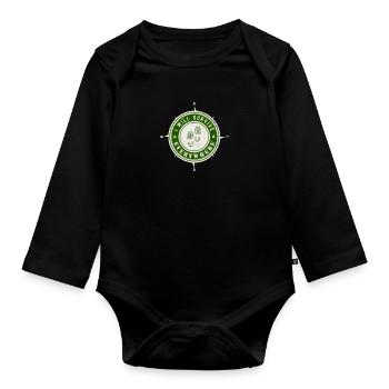 Je survivrai partout - Body Bébé bio manches longues - noir - Devant