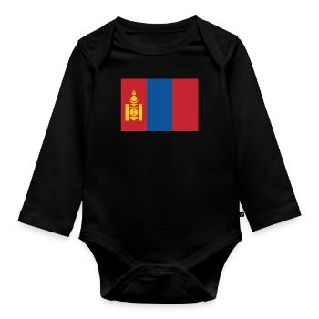 Drapeau officiel du Minnesota Moroccan Country Pride - Body Bébé bio manches longues - noir - Devant