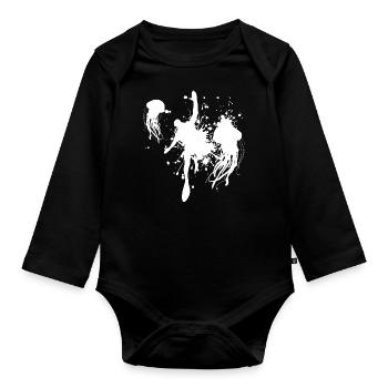 Tauchen Diving Scuba Diver Scuba Tauchen - Body Bébé bio manches longues - noir - Devant