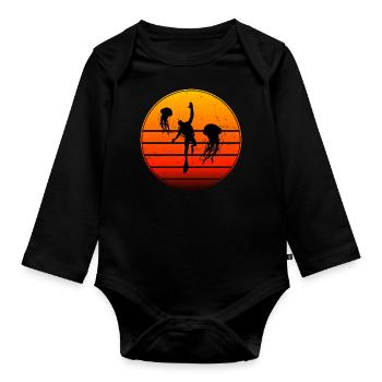 Divers Women Scuba Diver Diver Scuba Divers Divers - Organic Longsleeve Baby Bodysuit - black - Front
