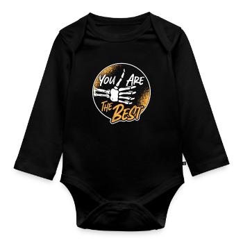 Radiologist Your Are The Best Radiology X-Ray Tech - Organic Longsleeve Baby Bodysuit - black - Front