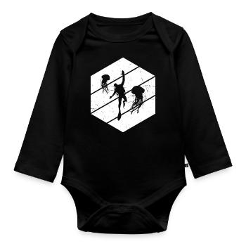 Scuba Diver Diving Scuba Diving - Organic Longsleeve Baby Bodysuit - black - Front
