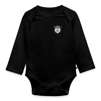 West Virginia - Baby Bio-Langarm-Body - Schwarz - Vorne