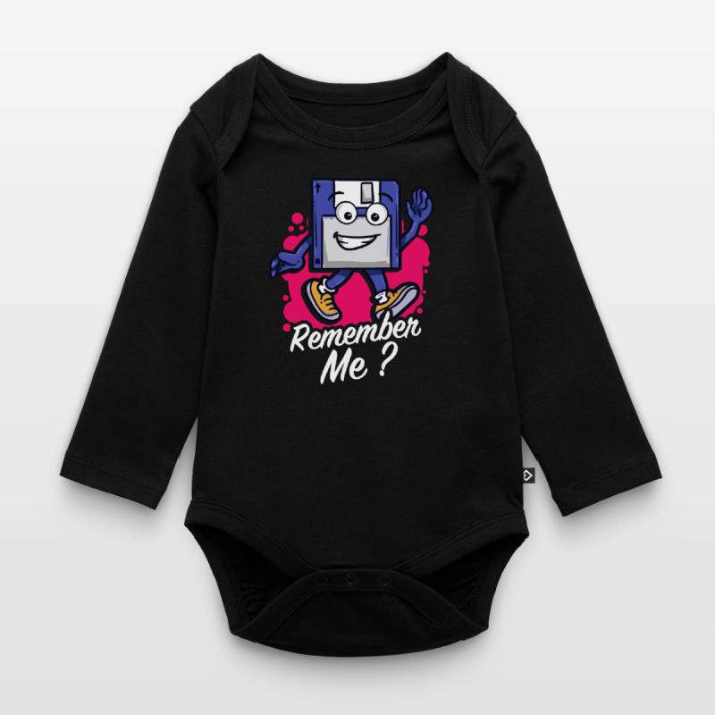 Programmer Retro-diskette Floppy disc Organic Longsleeve Baby Bodysuit