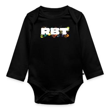 Behavioral Engineer RBT - Organic Longsleeve Baby Bodysuit - black - Front