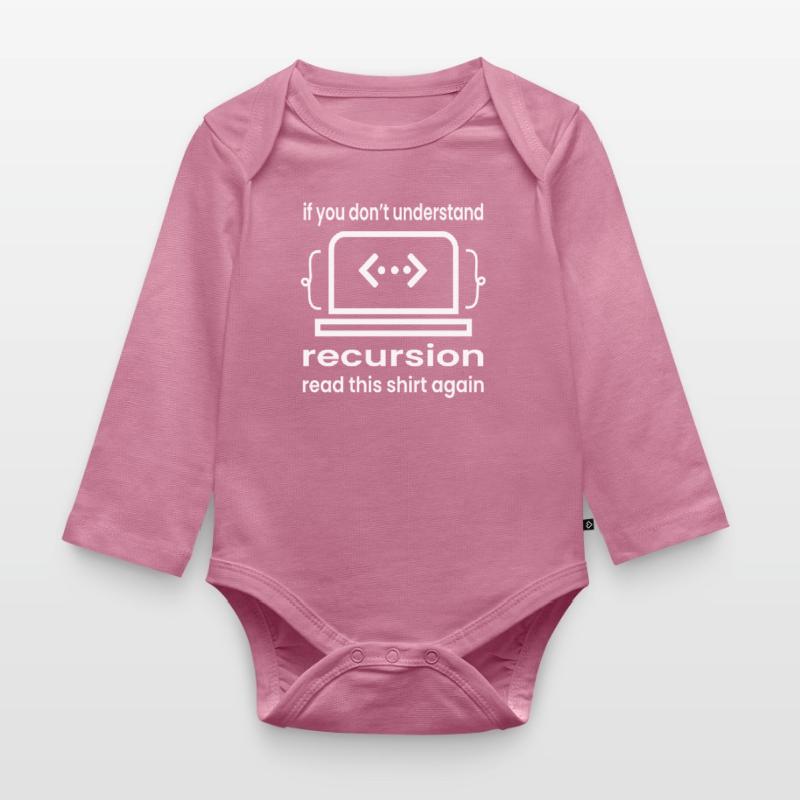 Software Developer Programmer Gift Organic Longsleeve Baby Bodysuit