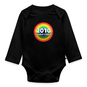 12th Anniversary 2010 Limited Edition - Organic Longsleeve Baby Bodysuit - black - Front